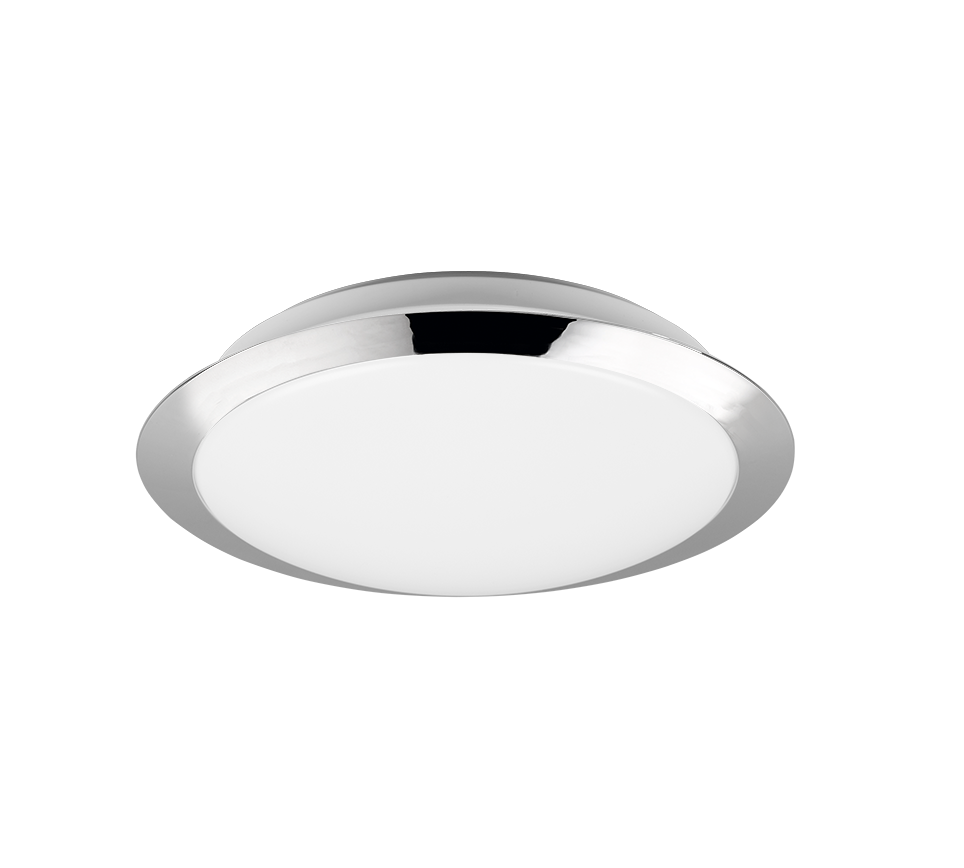 Umberto H2O LED ceiling lamp 29 cm chrome — 680310106