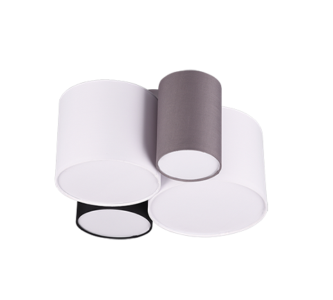 Hotel ceiling lamp 4xE27 multicolor — 693900417