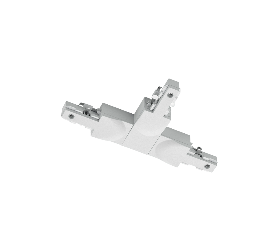 DUOline T-coupling matt white ground on the right side — 702331