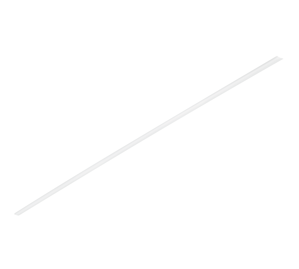 DUOline coverplate round 100 cm matt white — 703952