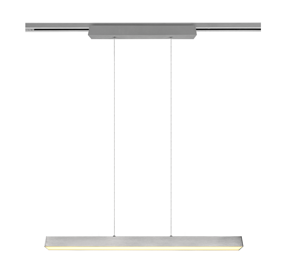 DUOline Paros LED pendant brushed steel — 73043107