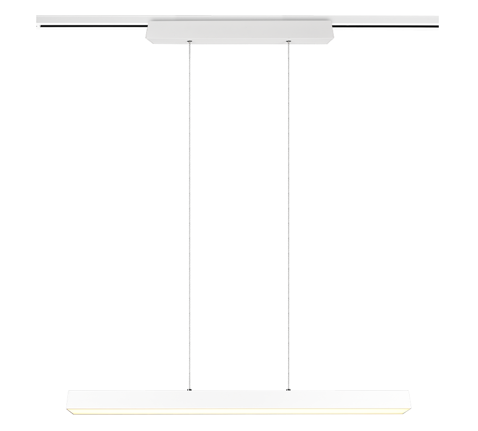 DUOline Paros LED pendant matt white — 73043131