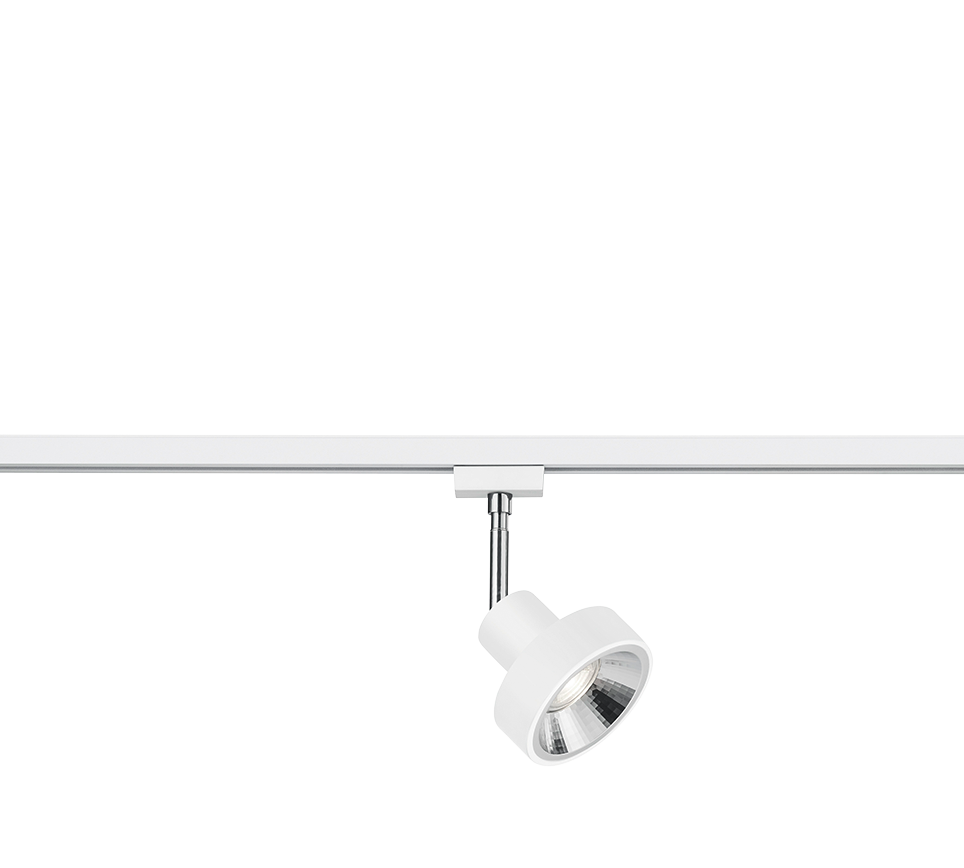 DUOline Leon spotlight 1-pc GU10 matt white — 78070131