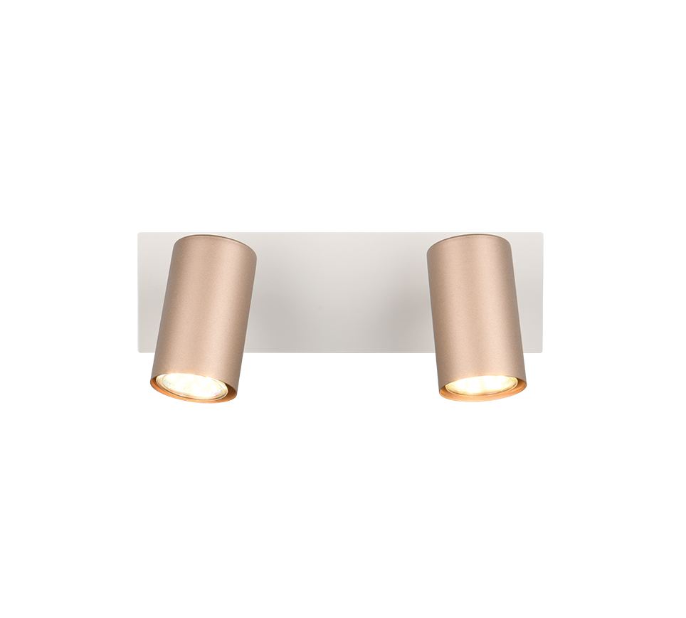 Marley spot 2-pc GU10 coffee brown/matt white — 802400265