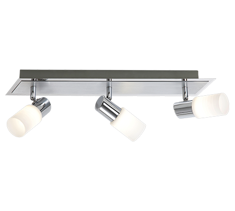 Clapton LED spotlight 3-pc chrome — 821410305