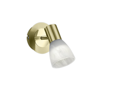 Levisto spotlight 1-pc E14 matt brass — 871010108