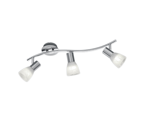 Levisto spotlight 3-pc E14 brushed steel — 871010307