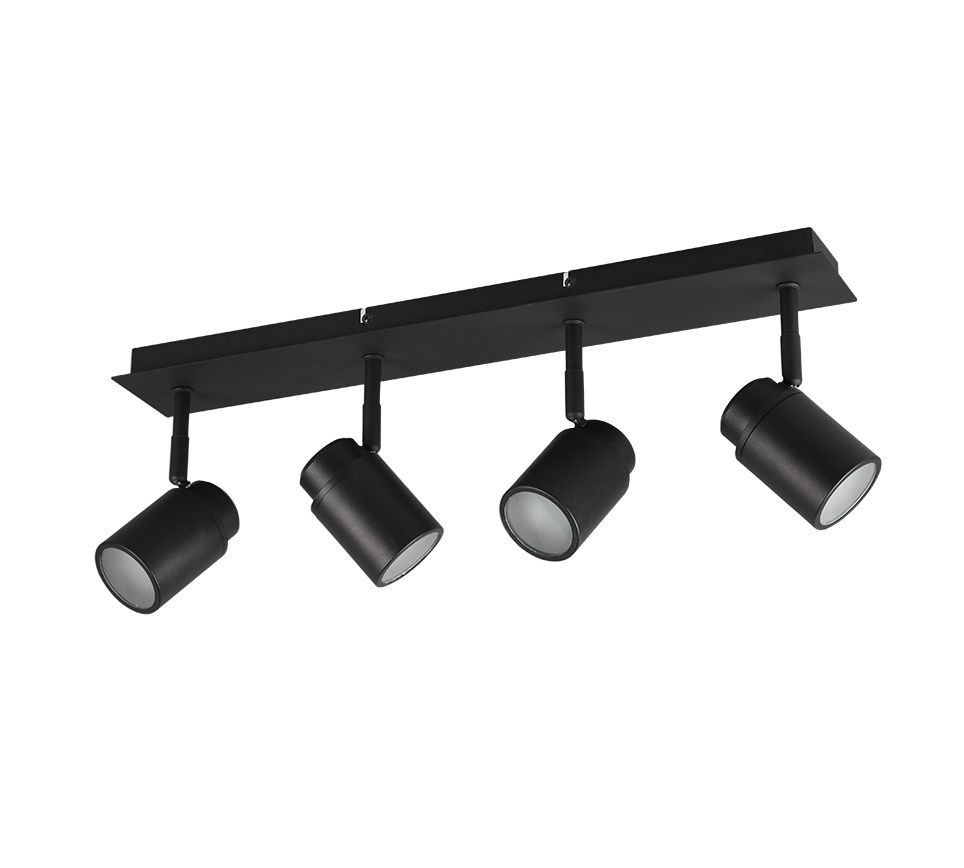 Angelo H2O spotlight 4-pc GU10 matt black — 880400432