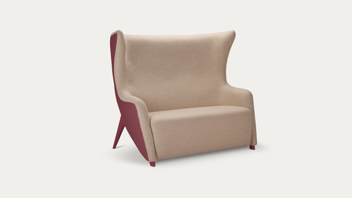 Adrenalina Gea High 2-Seater Sofa | Adrenalina