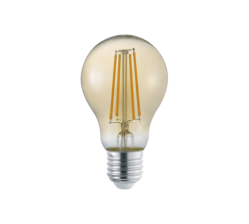 Bulb LED E27 filament classic 7W 700 lm 2700K brown switch dimmer — 987-6700