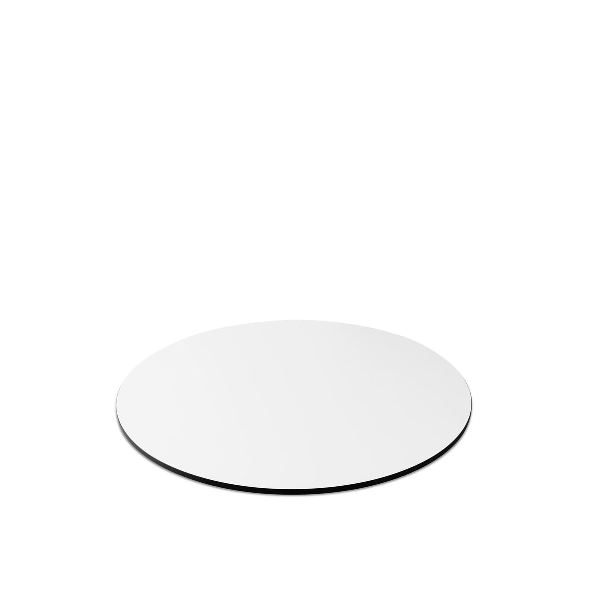 Connubia Cocktail round HPL tabletop with black core edge; tabletop only, base not included.