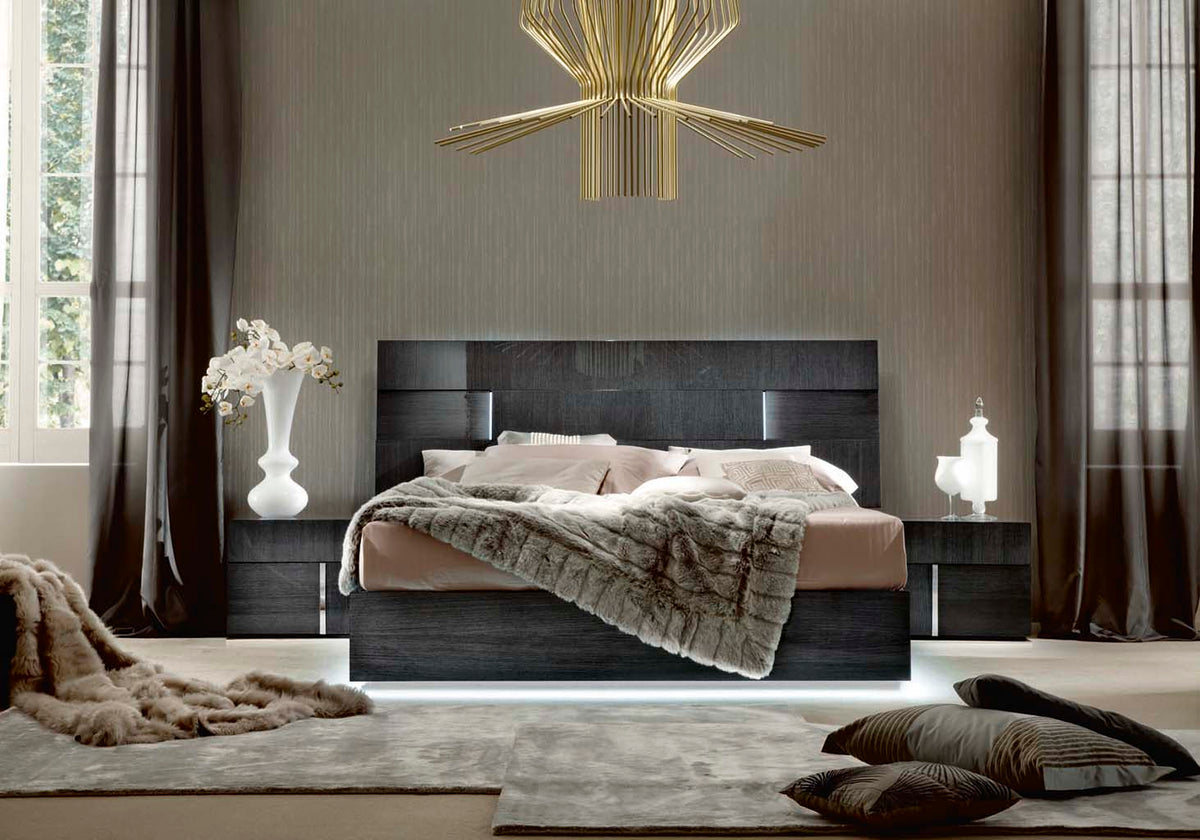 ALF Italia MONTECARLO lighting shown installed on bed; furniture sold separately