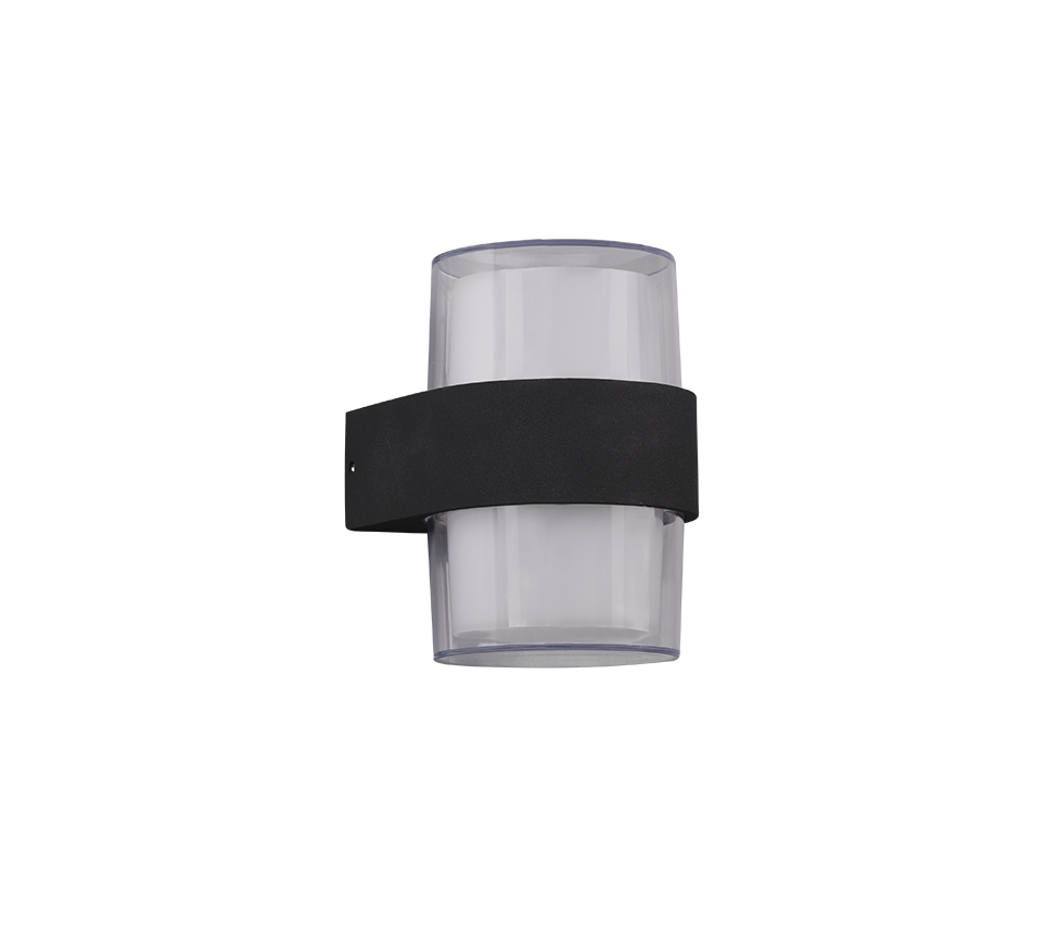 Molina LED wall lamp round anthracite — R22052142