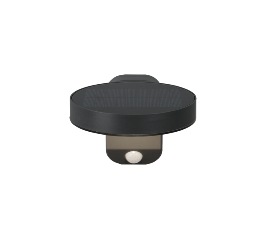 Posadas solar wall lamp anthracite motion sensor — R22251142