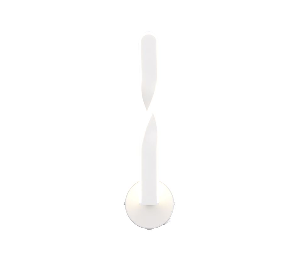 Ginko LED wall lamp matt white 4000K — R25791731