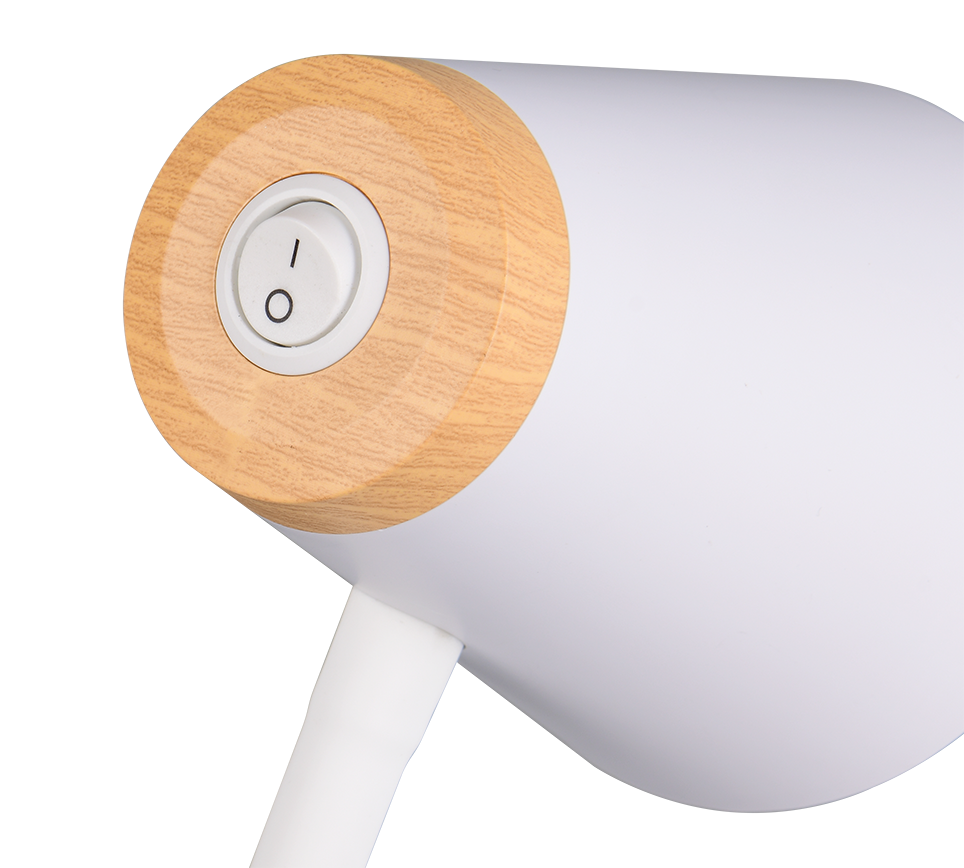 Pongo LED clamping lamp white — R25831101