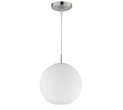 Moon pendant 25 cm E27 brushed steel — R30152507