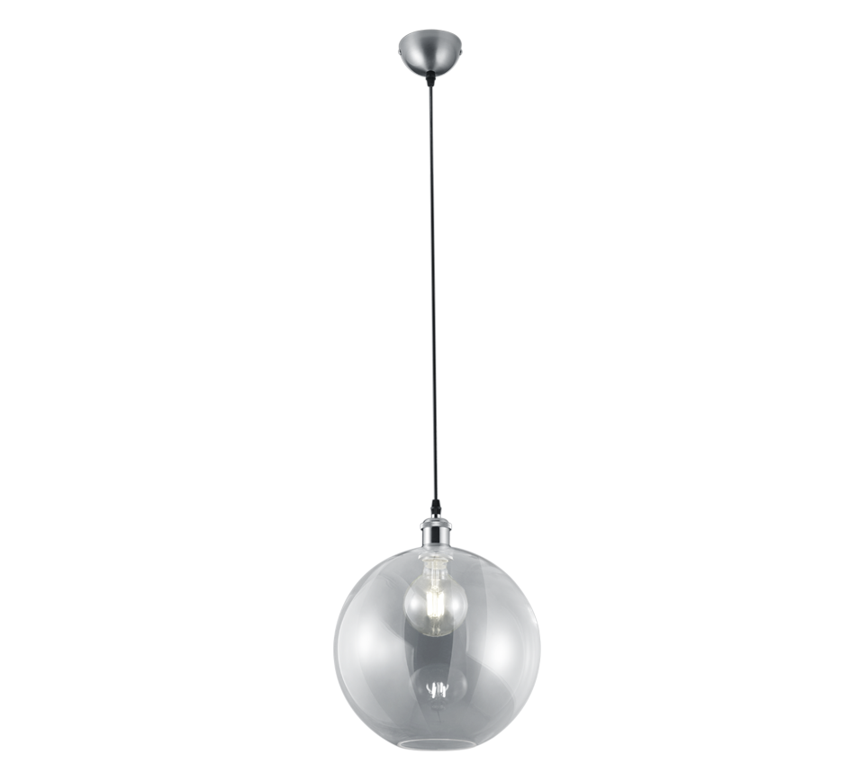 Dino pendant E27 brushed steel — R30771007