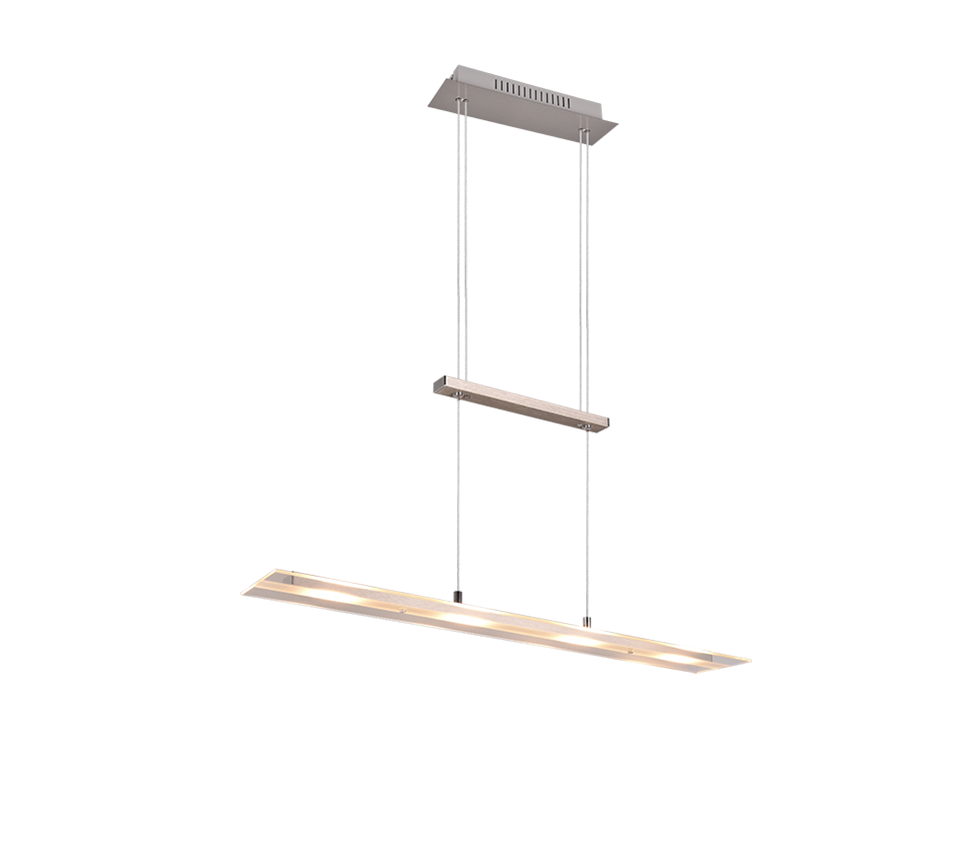 Milos LED pendant brushed steel — R32004107