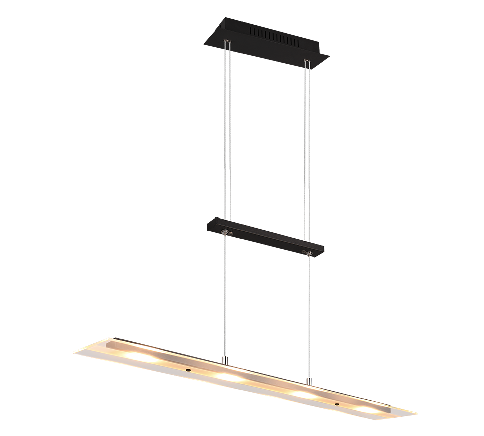 Milos LED pendant matt black — R32004132