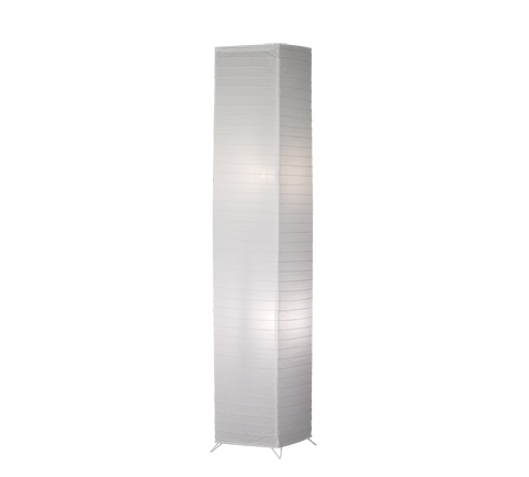 Bamboo floor lamp 2xE27 white — R40122001