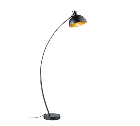 Recife floor lamp E27 black/gold — R46041032