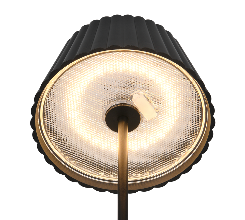Suarez LED outdoor floor lamp matt black rechargeable — R47706132