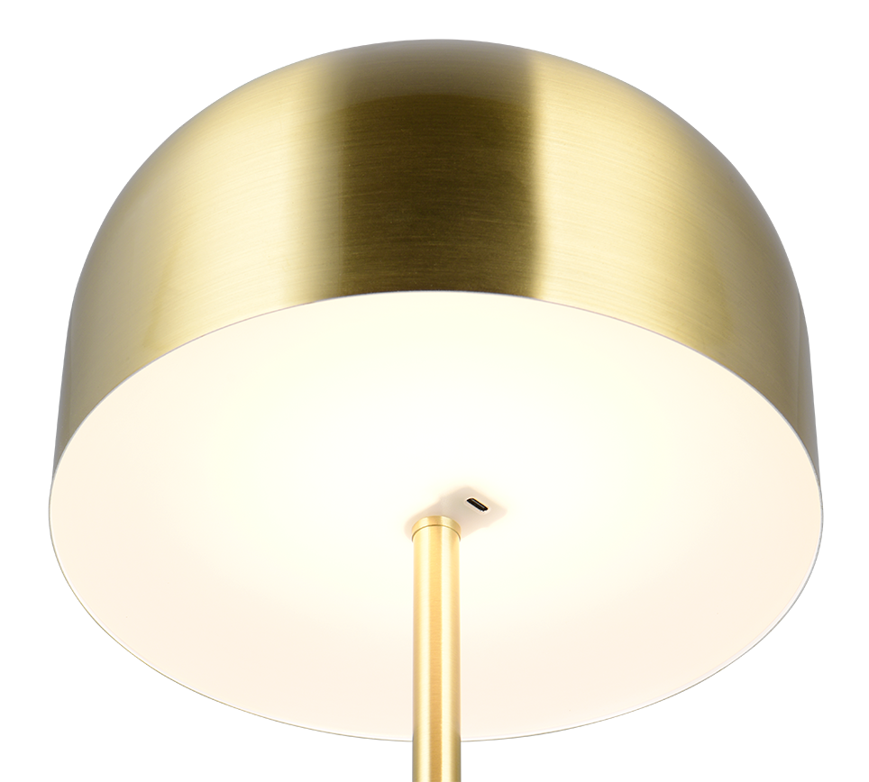 Jeff LED floor lamp matt brass rechargeable — R49151108