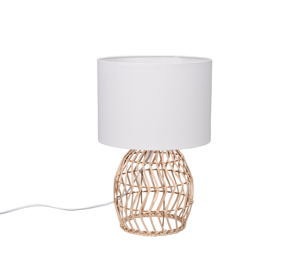 Rike table lamp E27 natural color/rattan — R51131036