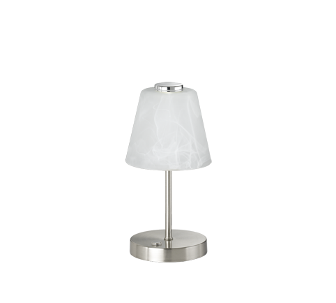 Emmy LED table lamp brushed steel — R52541907