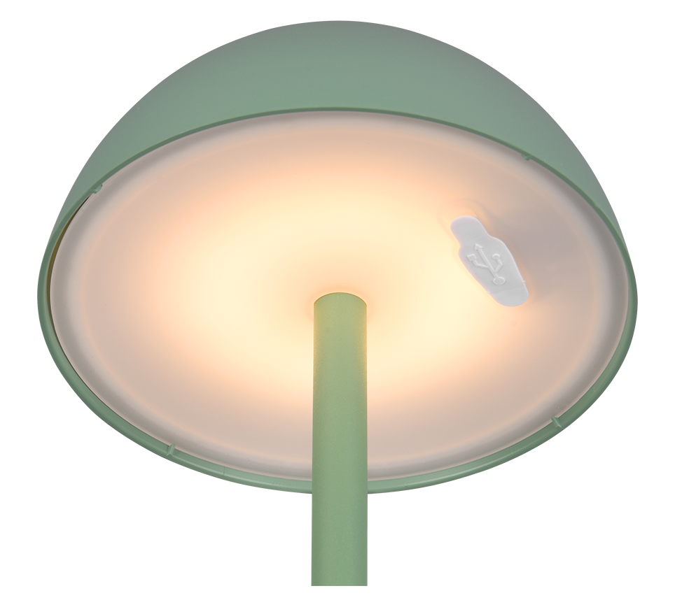 Ricardo LED outdoor table lamp pistachio rechargeable — R54106149