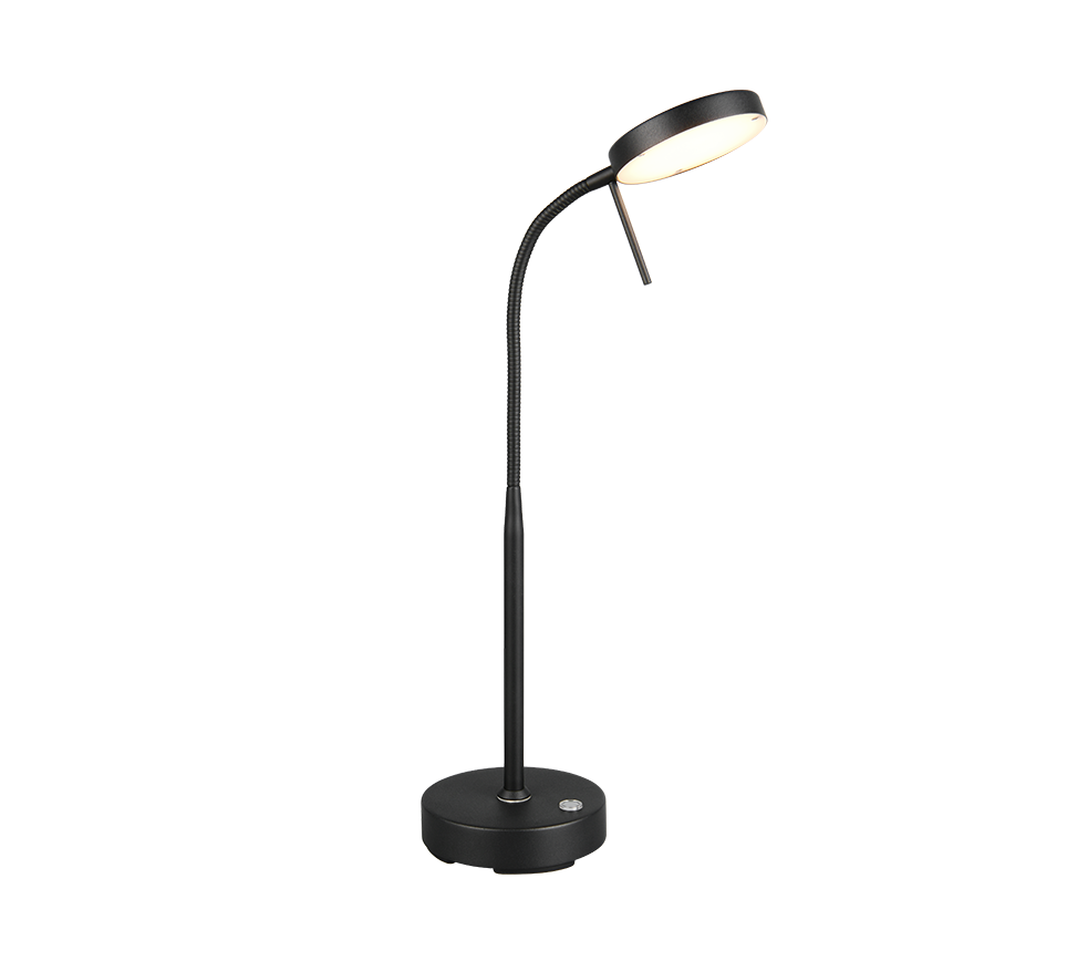 Moreno LED table lamp matt black rechargeable — R54561132