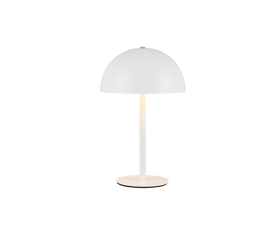 Munoz LED table lamp matt white rechargeable — R54891131