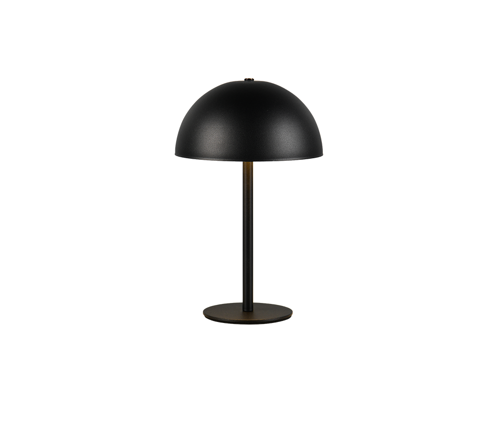 Munoz LED table lamp matt black rechargeable — R54891132