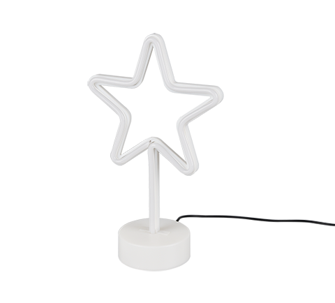 Star LED table lamp white — R55230101