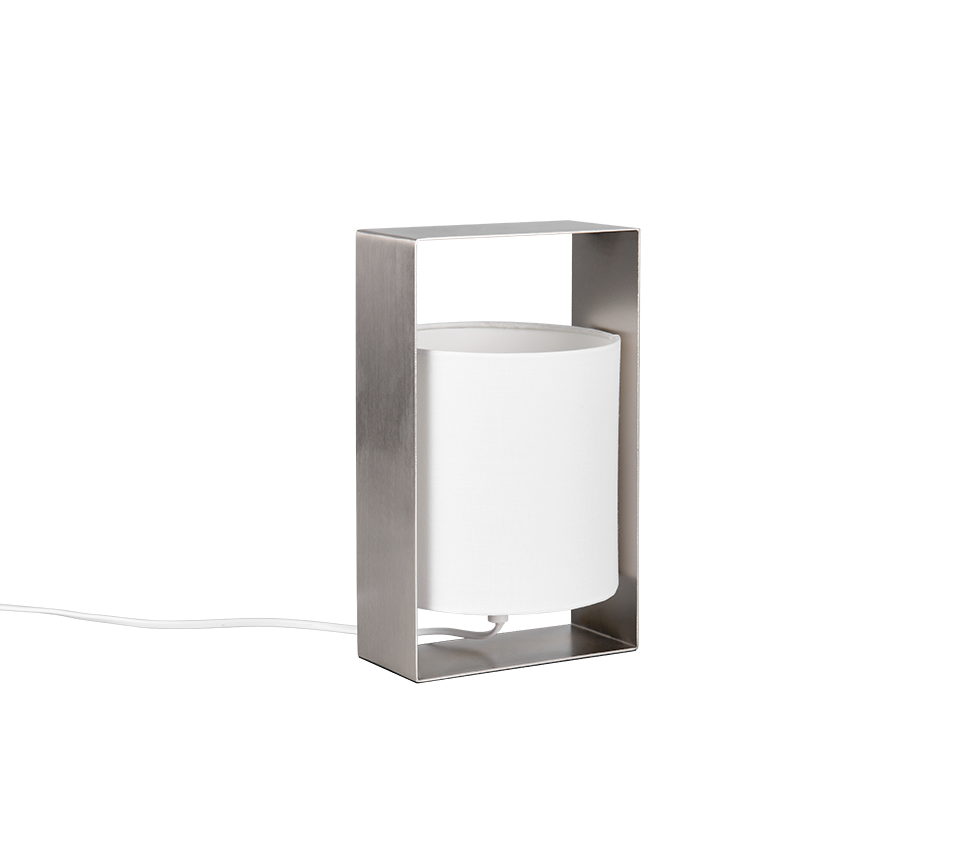 Pail table lamp E27 brushed steel — R55751007