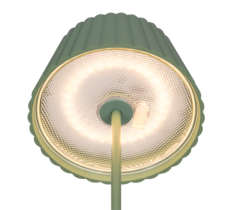Suarez LED outdoor table lamp pistachio rechargeable — R57706149