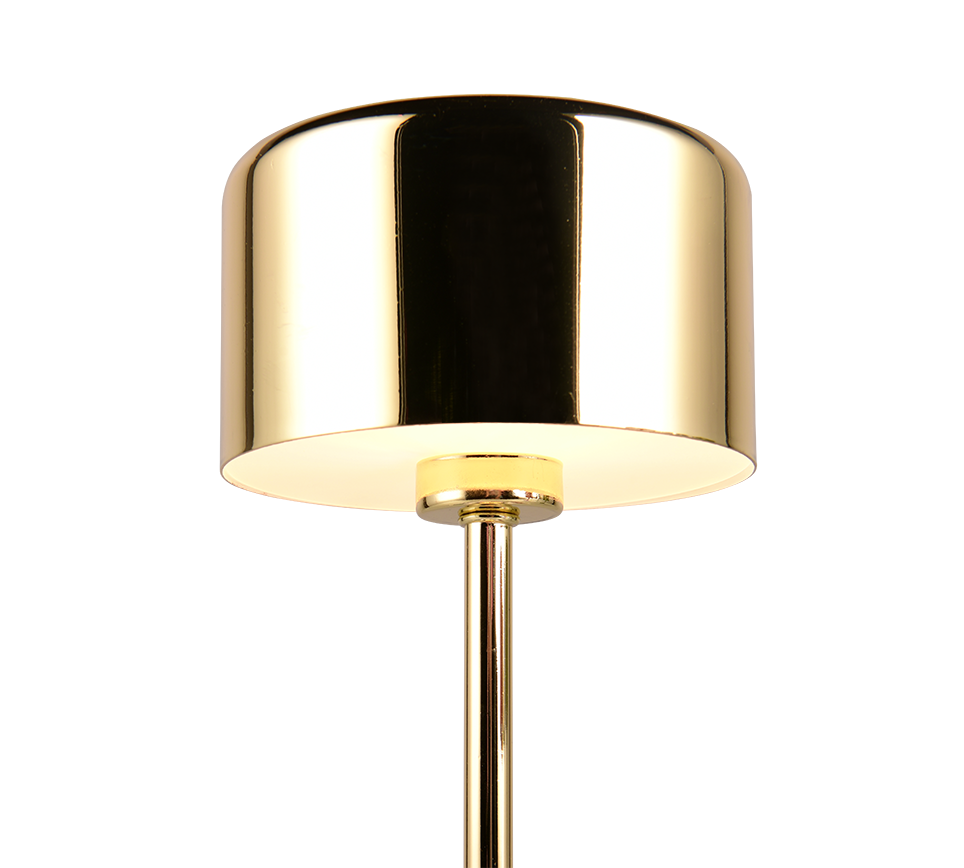 Jeff LED table lamp polished brass rechargeable — R59151103