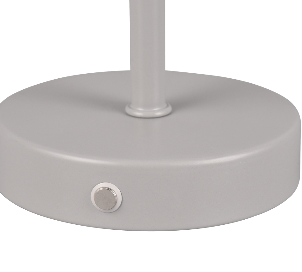 Jeff LED table lamp grey rechargeable — R59151177