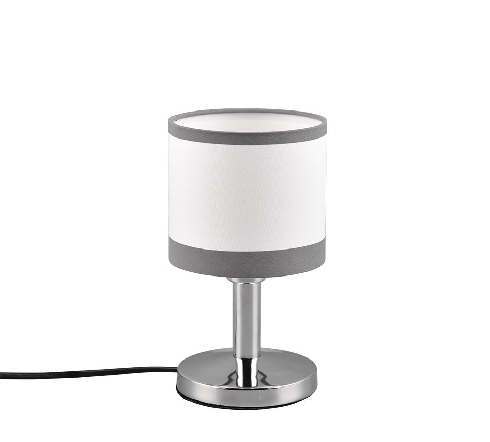 Davos table lamp E14 chrome/white — R59551006