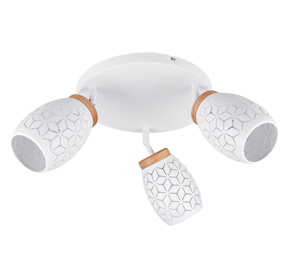 Bidar spotlight 3-pc E14 matt white — R61573331