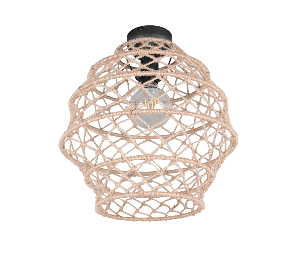 Hive ceiling lamp E27 natural color/hemp — R61681036