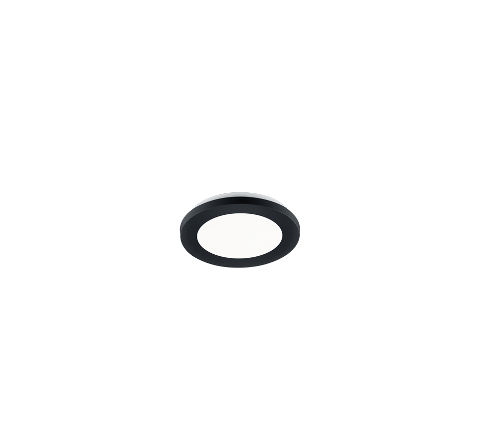 Camillus LED ceiling lamp 17 cm matt black — R62921032