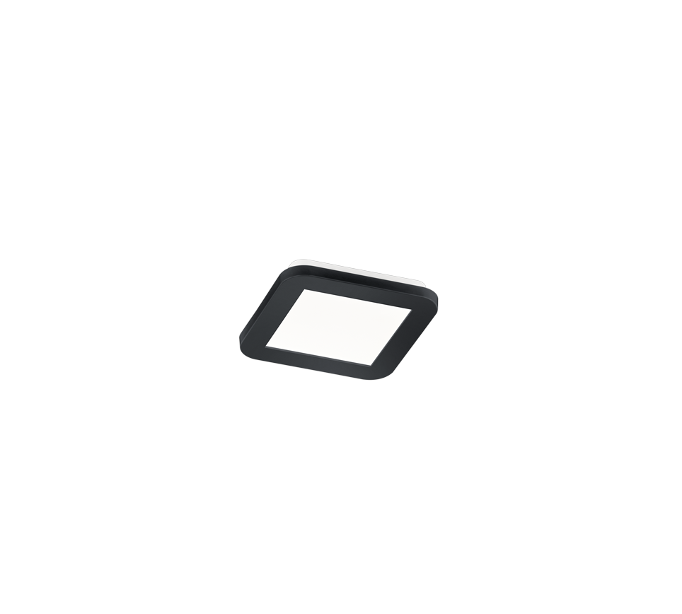 Camillus LED ceiling lamp 17x17 cm matt black — R62931032