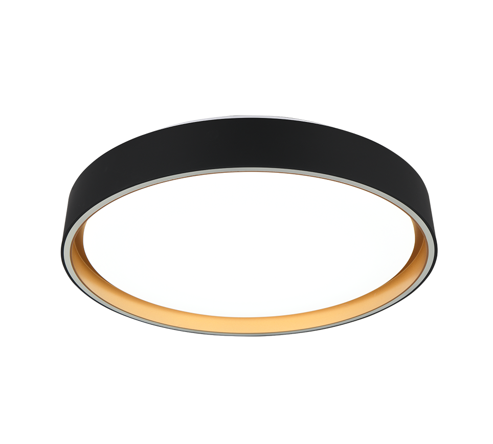 Felis LED ceiling lamp 40 cm black/gold — R64391080