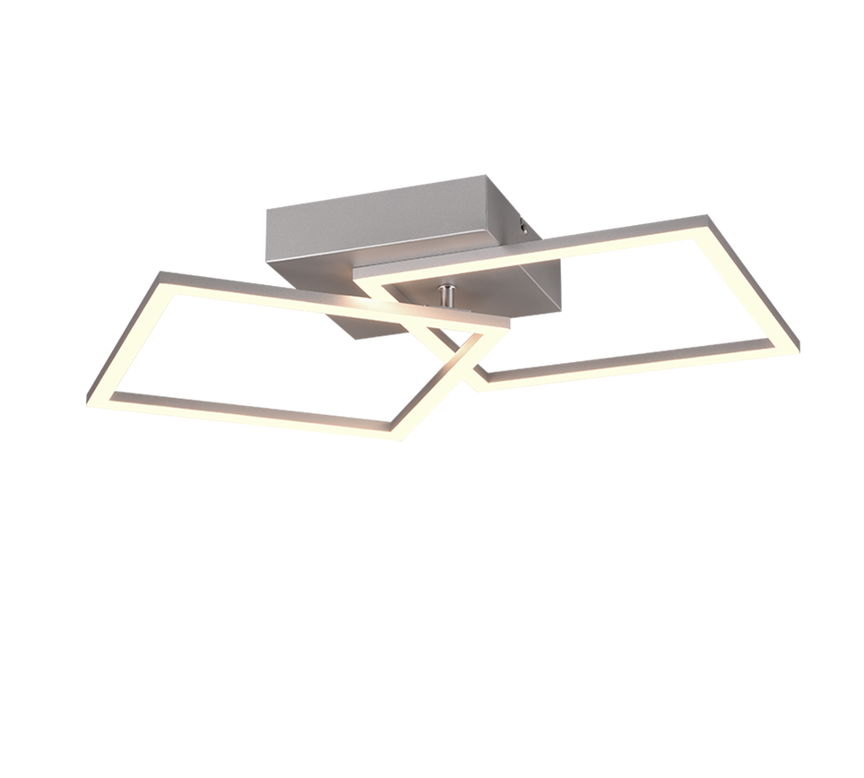 Trail LED ceiling lamp 2-pc grey — R64492187