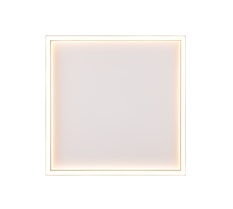 Rotonda LED ceiling lamp square matt black — R64502932