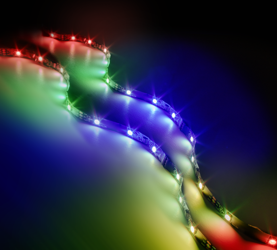 Screen LED stripe for 51” screen 3 m black RGB — R65593102