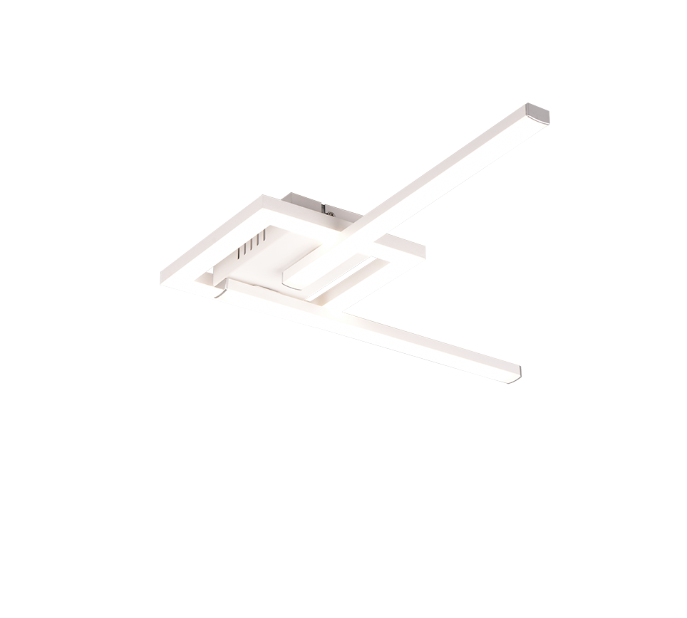 Viale LED ceiling lamp matt white 4000K — R67303131