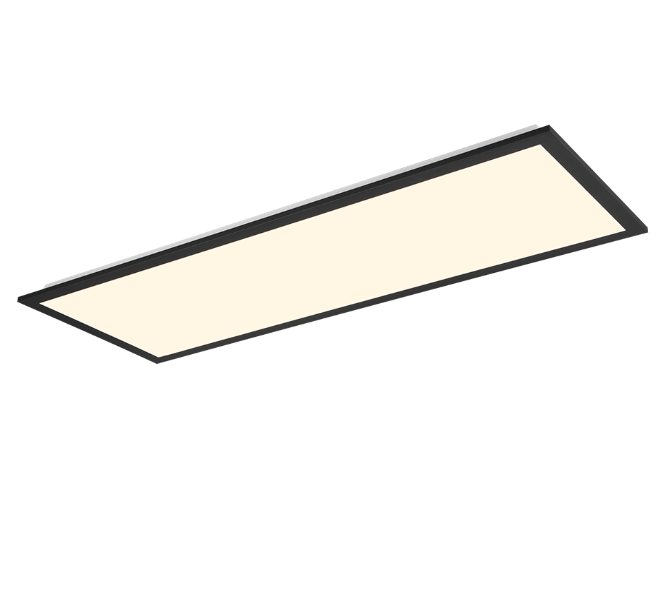 Beta LED ceiling lamp 80 cm matt black RGBW — R67668032
